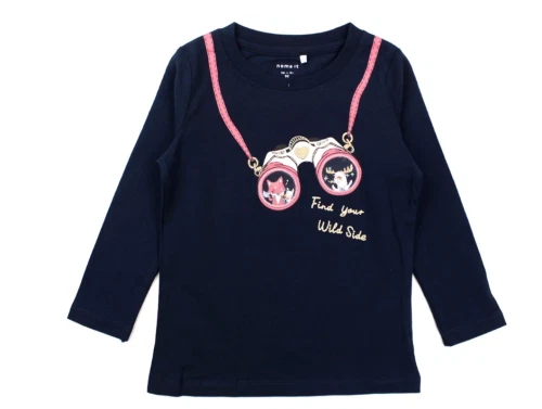 Name It top dark sapphire glitter